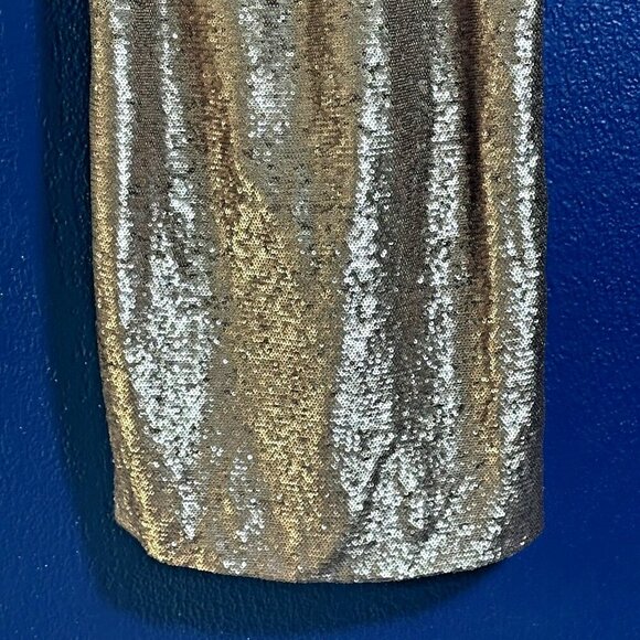 C/Meo Collective Sequence dress halter copper rose gold S Resolve ILLUMINATED - Picture 9 of 11